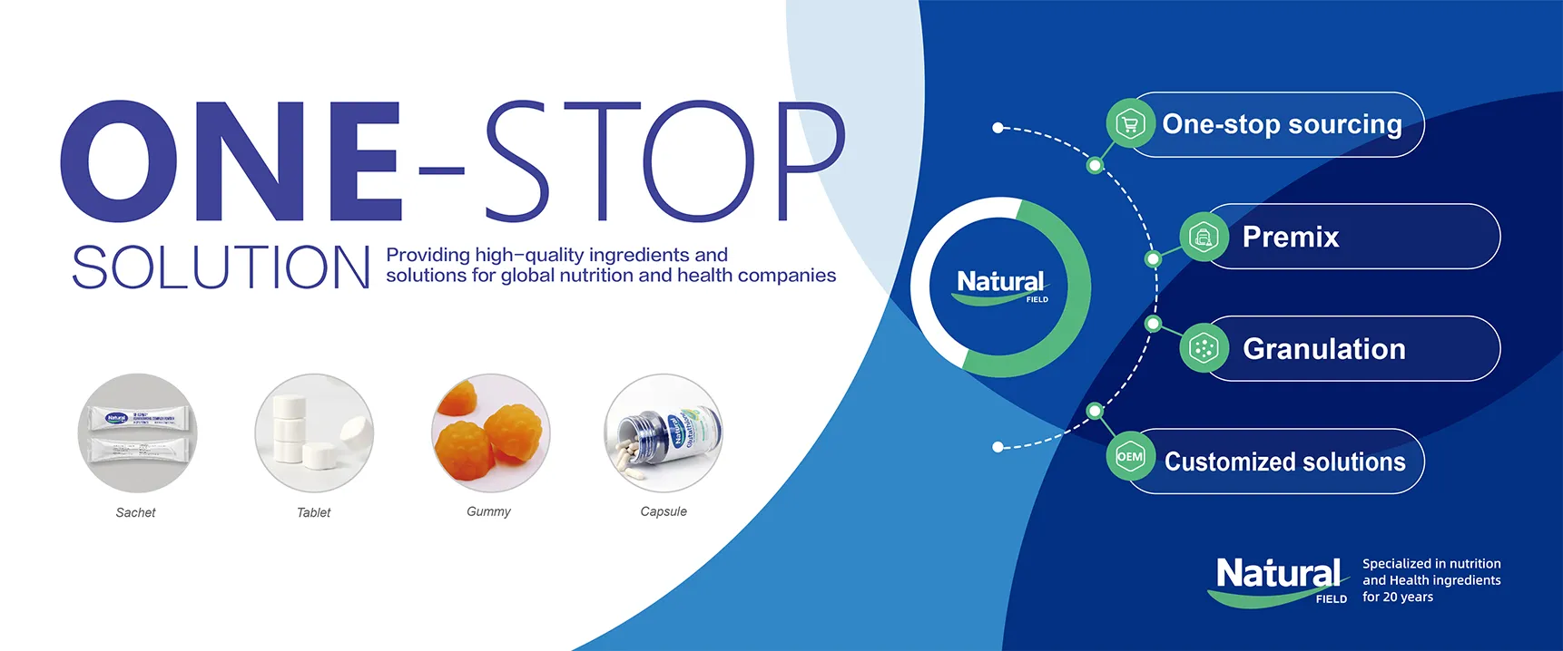 Produttore professionale di ingredienti nutraceutici