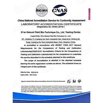 Certificato di riconoscimento di laboratorio