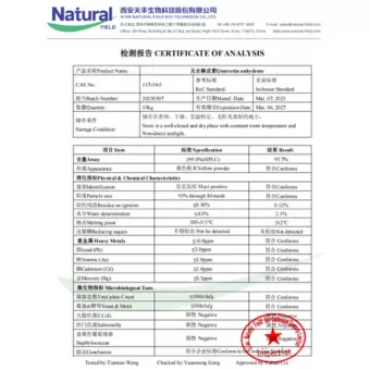 NF-COA quercetina anidra