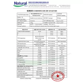 NF-COA estratto di Ginseng siberiano 0.8%